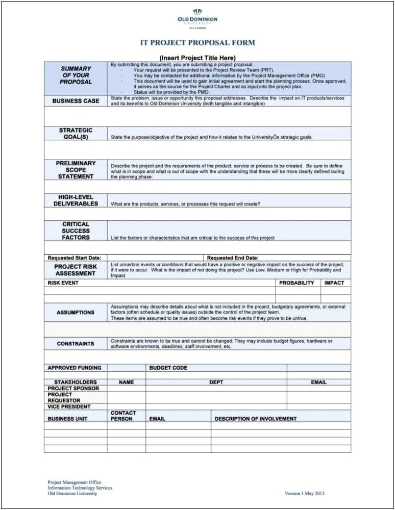 Business Proposal Template Msword Free Download