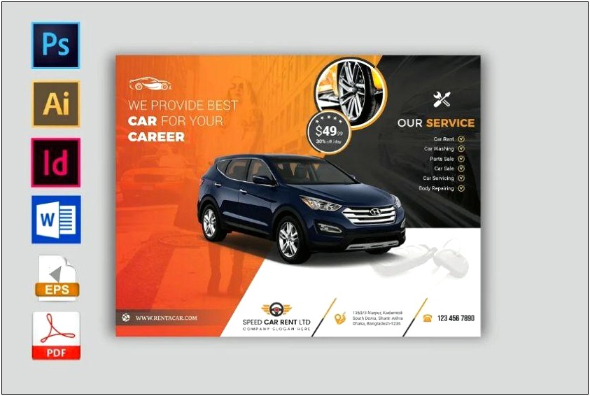 Car For Sale Poster Template Free