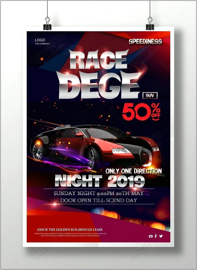 Car Meet Flyer Template Free Download