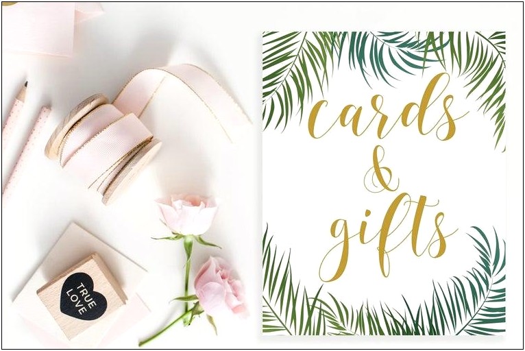 Cards And Gifts Sign Template Free