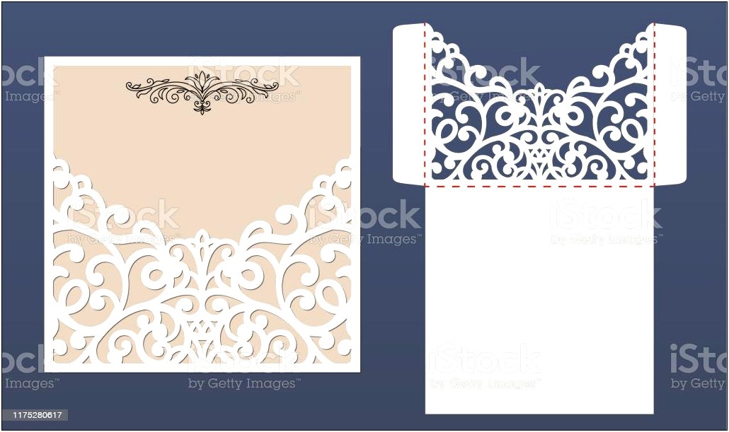 Cards And Pockets Free Wedding Templates