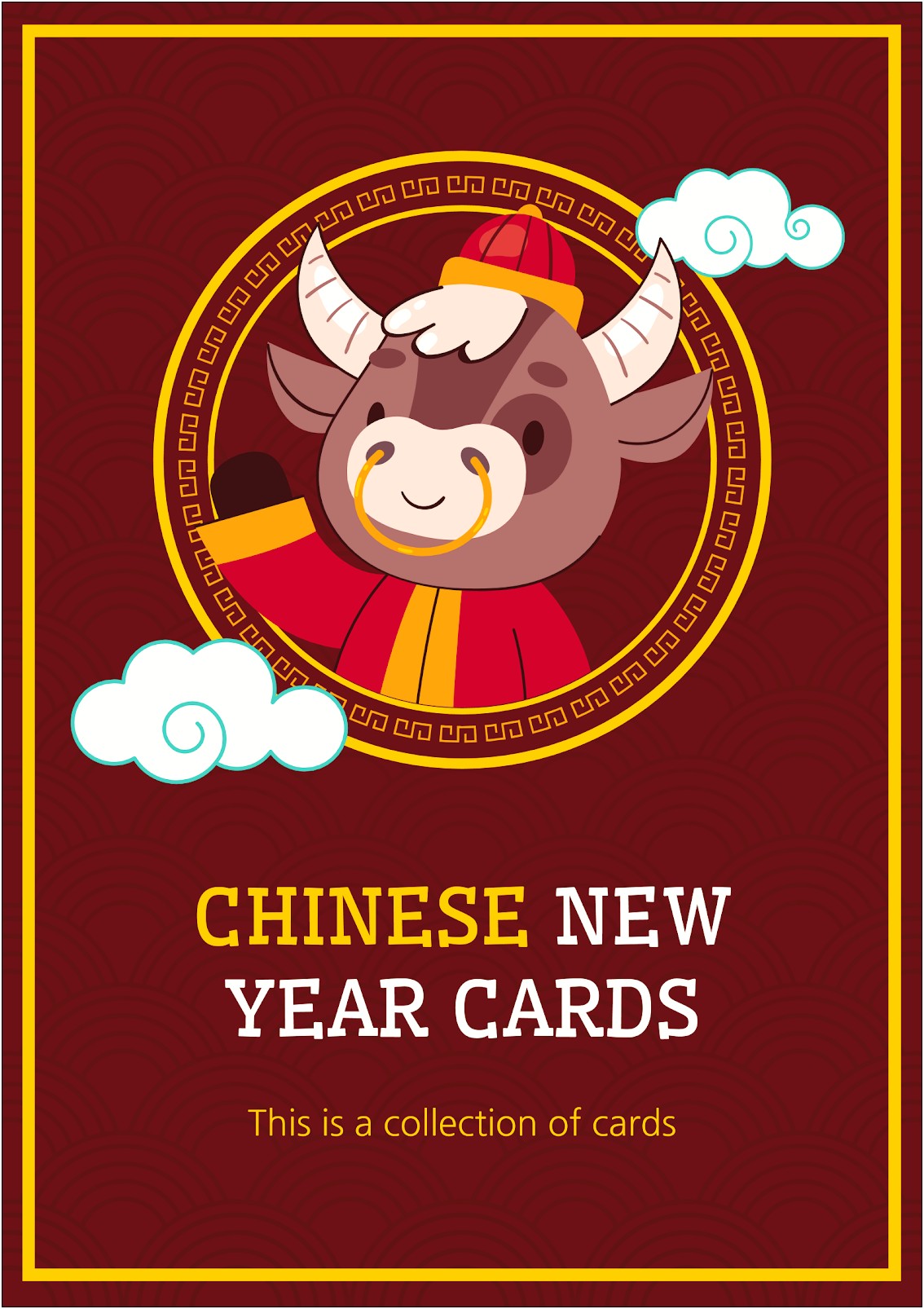 Chinese New Year 2015 Card Template Free