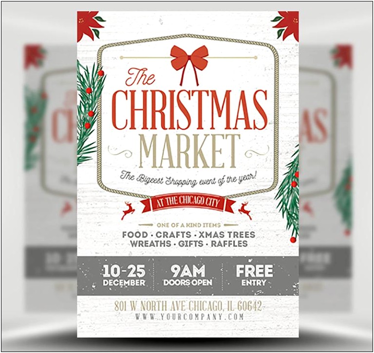 Christmas Flyer Template Free For Mac