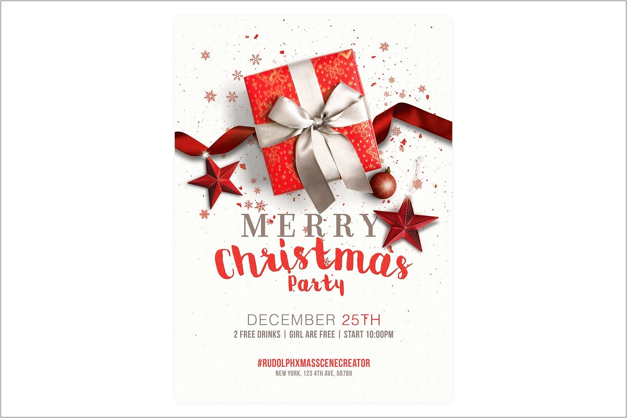 Christmas Flyer Templates For Photoshop Free