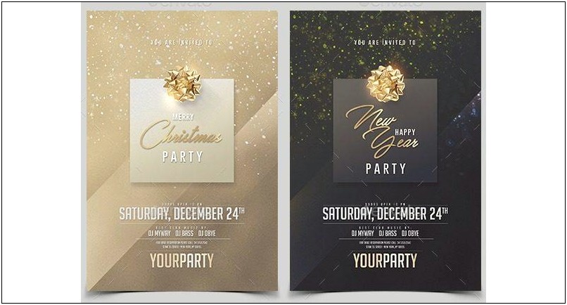 Christmas Party Invitation To Employees Free Template