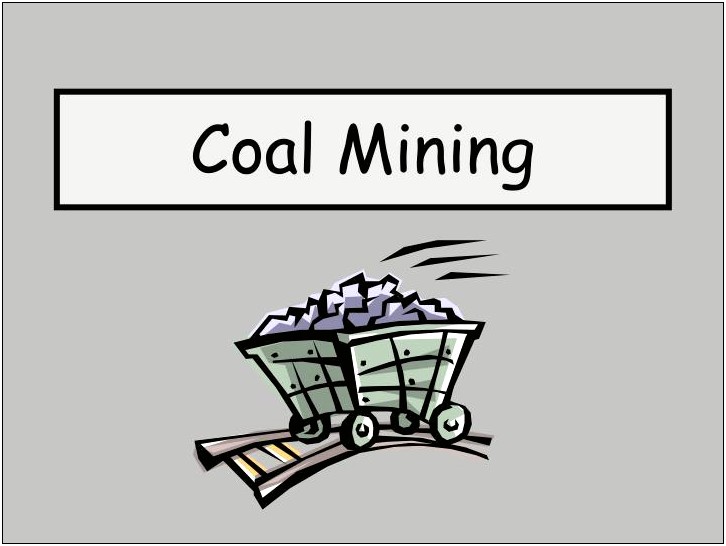 Coal Mining Ppt Templates Free Download