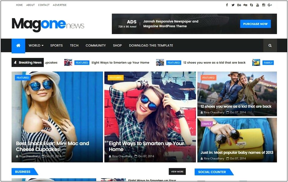 Codify Magazine Blogger Template Free Download