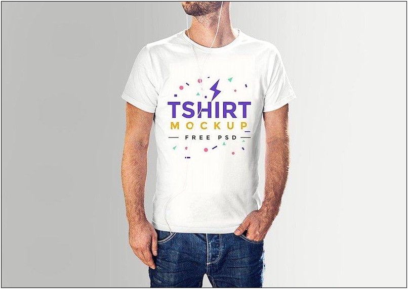 Collar T Shirt Template Psd Free