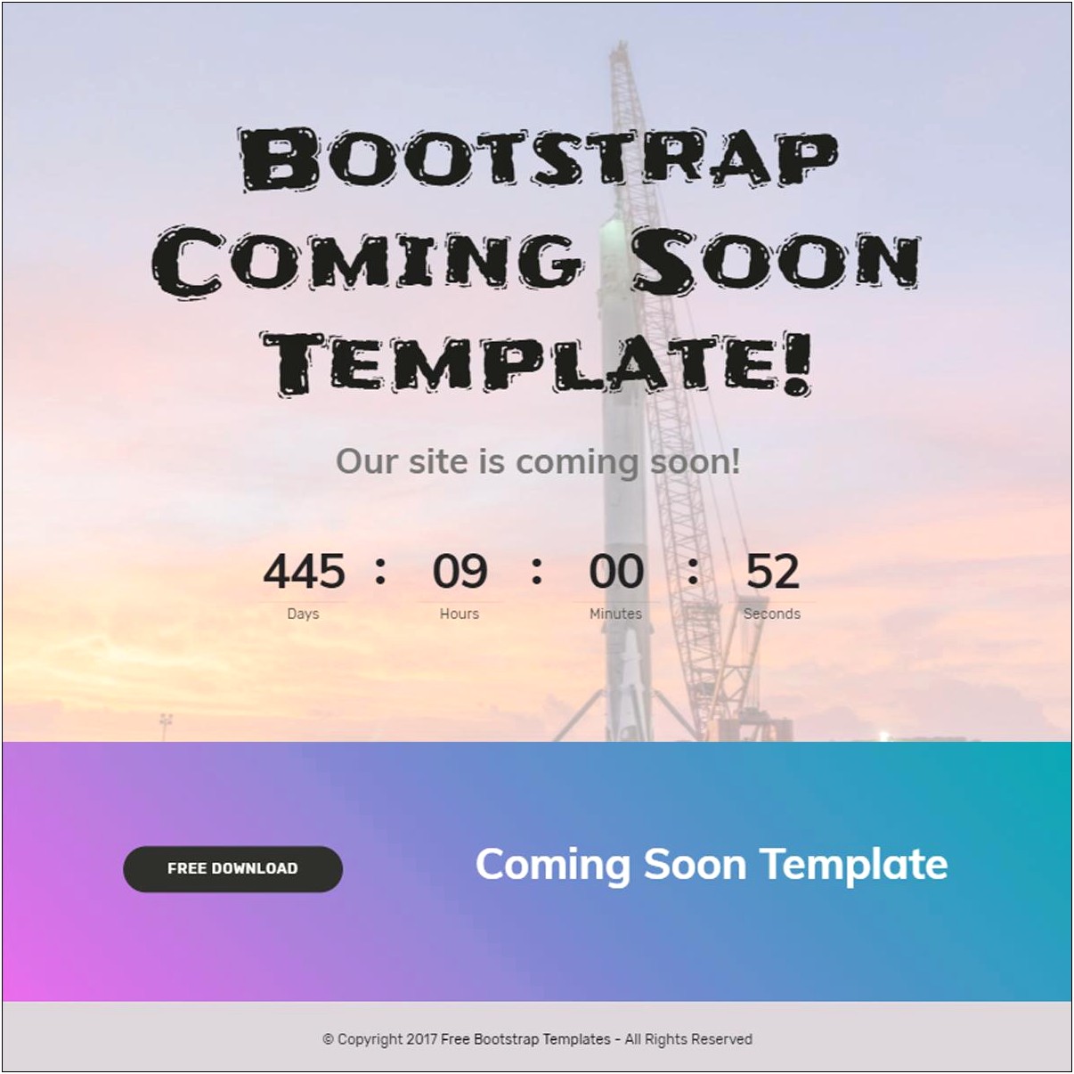 Colorful Animation Free Template Html5 Download