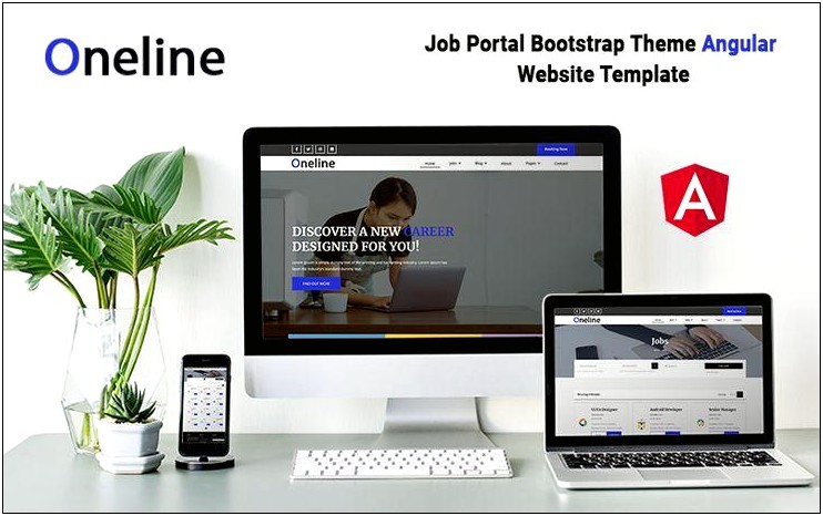 Company Job Page Template Bootstrap Free