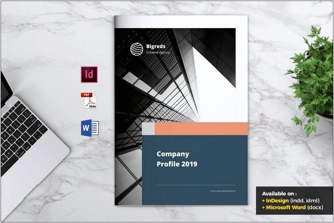 Company Profile Layout Template Free Download