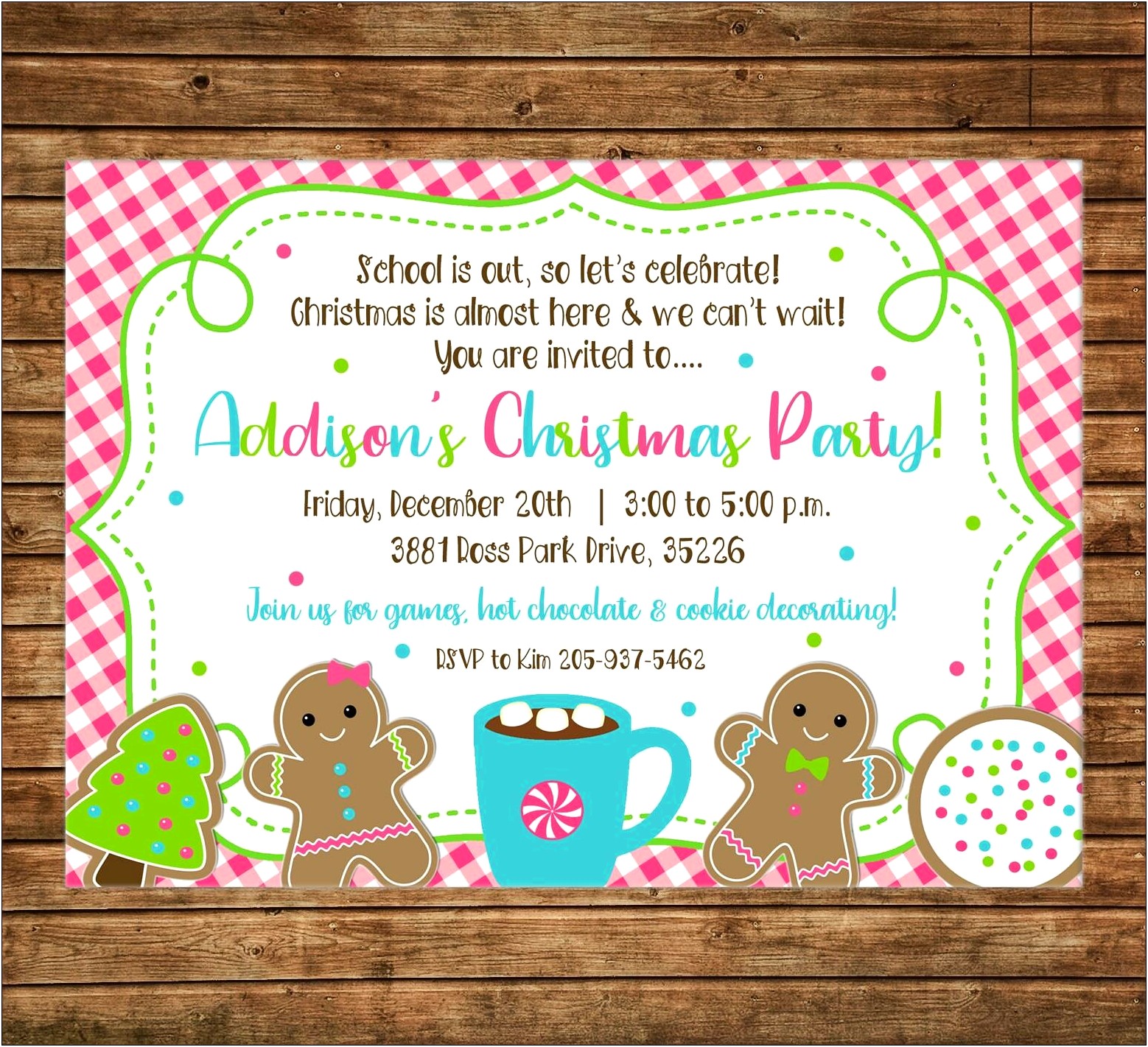 Cookies And Cocoa Invitation Free Template