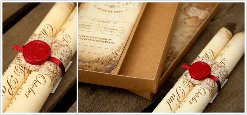 Count Of Monte Cristo Wedding Invitation