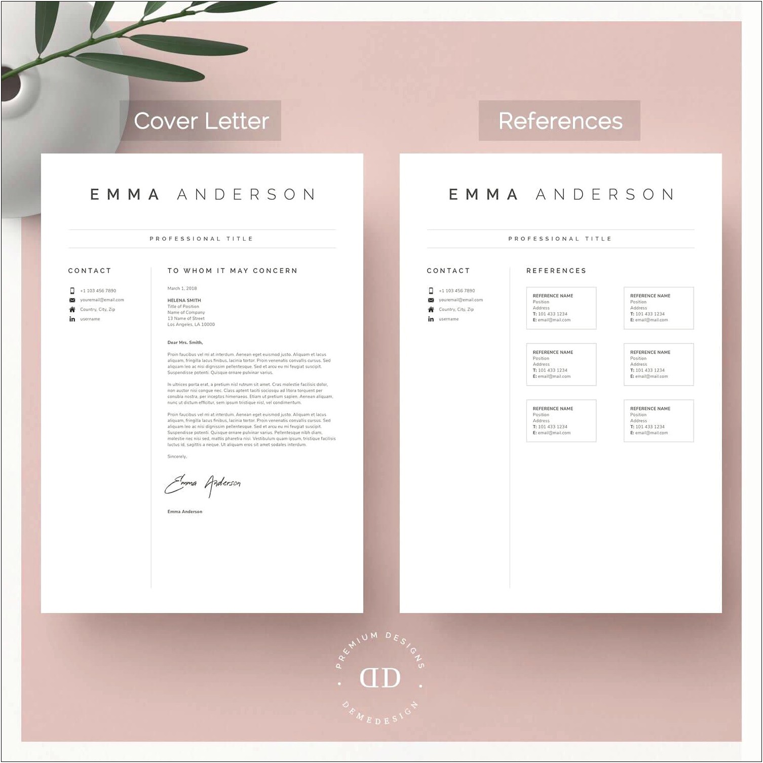 Cover Letter Template Free Purple And Green