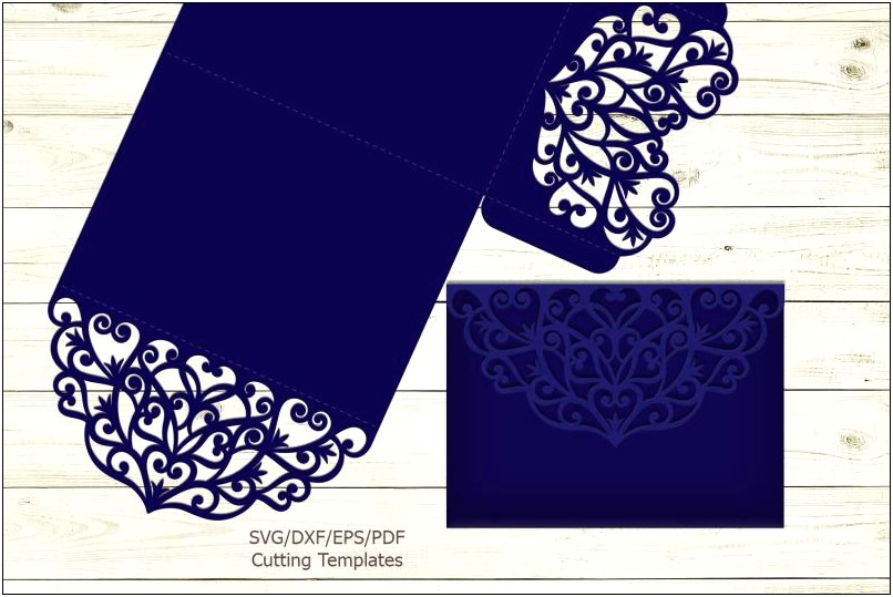 Cricut Design Space Wedding Card Template Free File