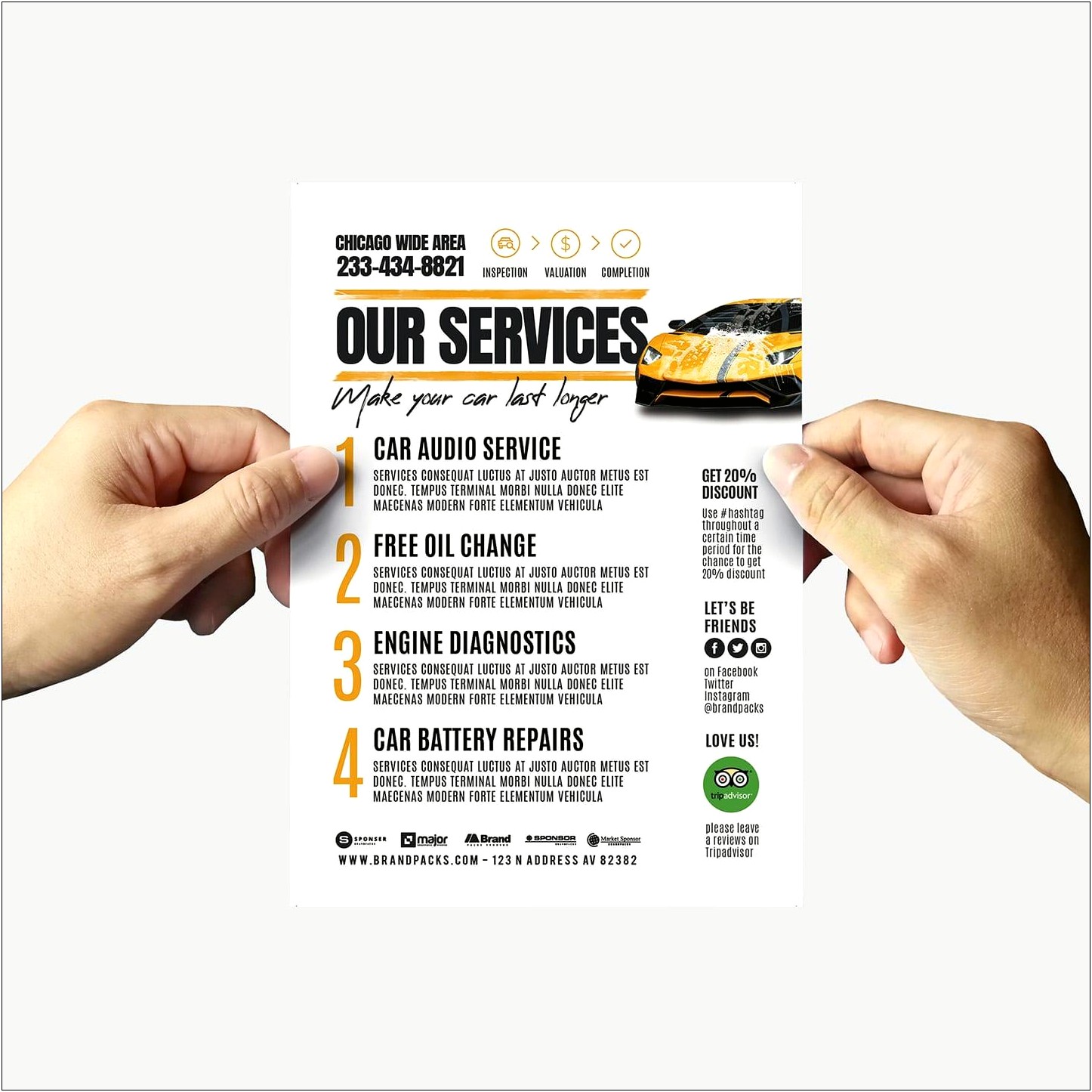 Croftgate Car Detail Flyer Template Free