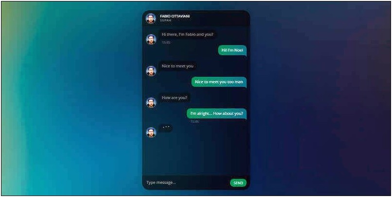 Css Chat Box Template Free Download