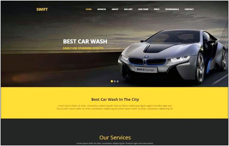 Css Templates For Automobile Free Download