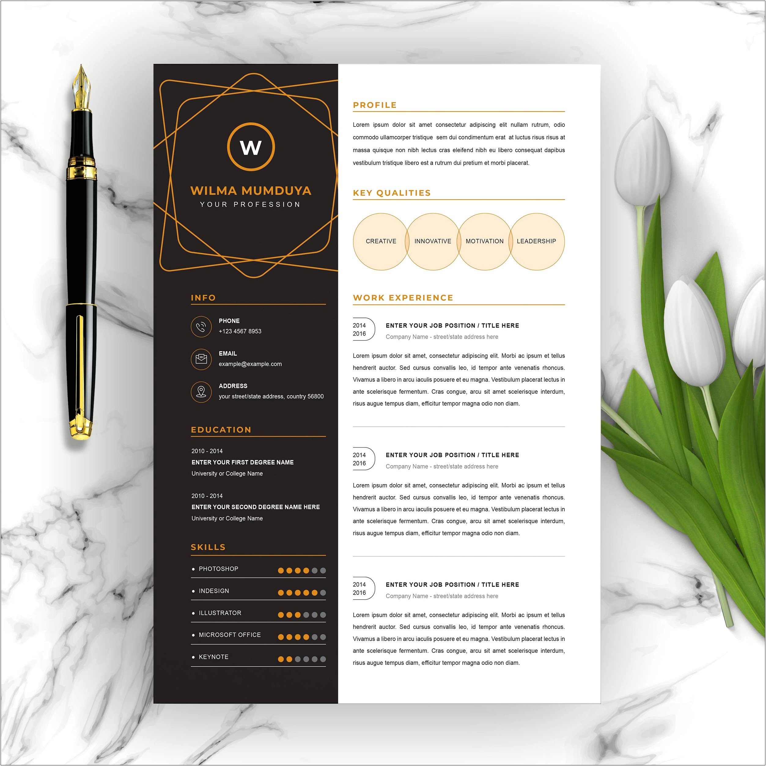 Curriculum Vitae Template Word Free Download 2023