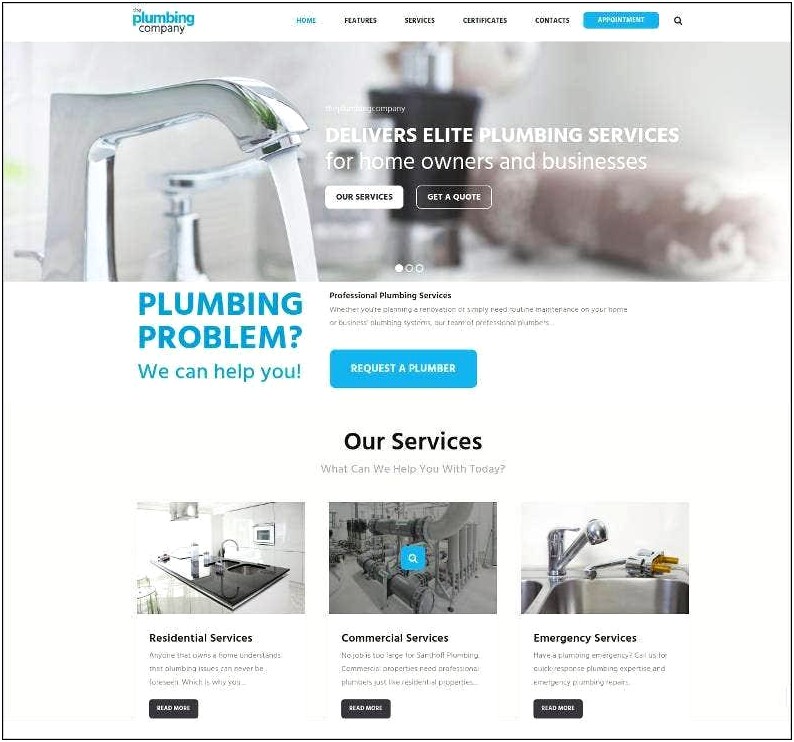 Customizable Design Templates For Plumbing Free