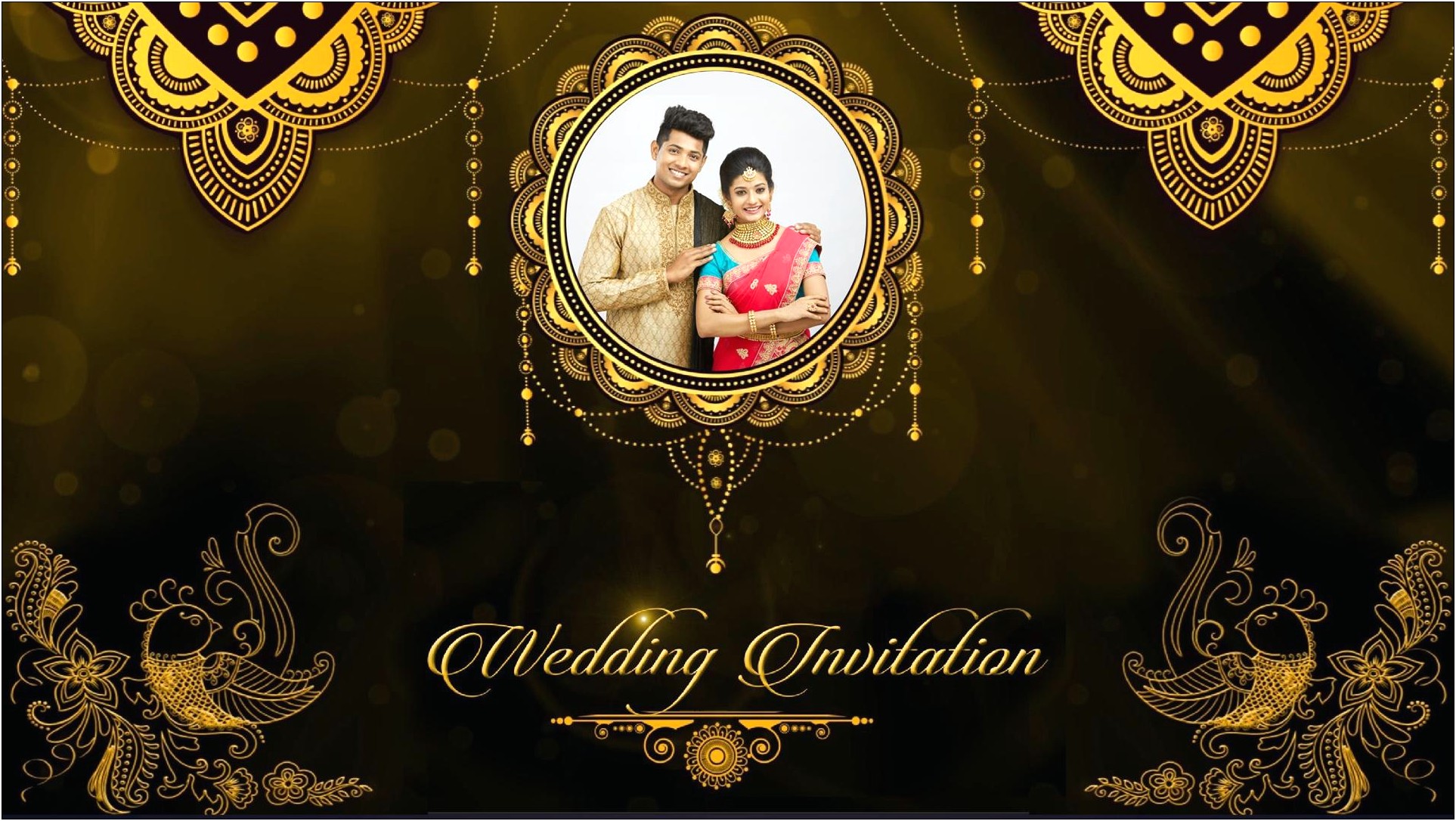 Desi Style Enagagement Invitation Templates Free