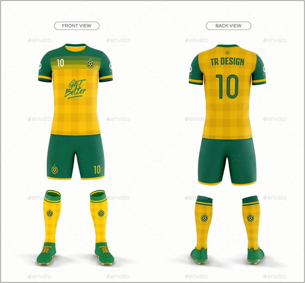 Design A Football Kit Template Free