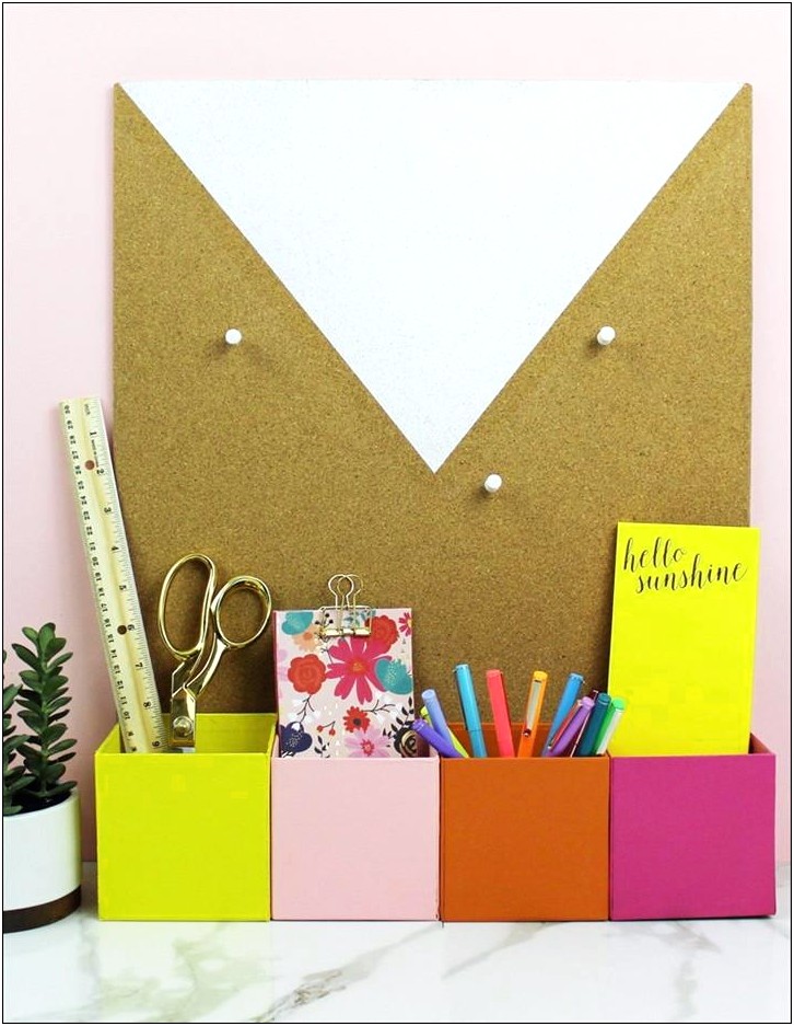 Diy Desk Organizer Chipboard Free Templates