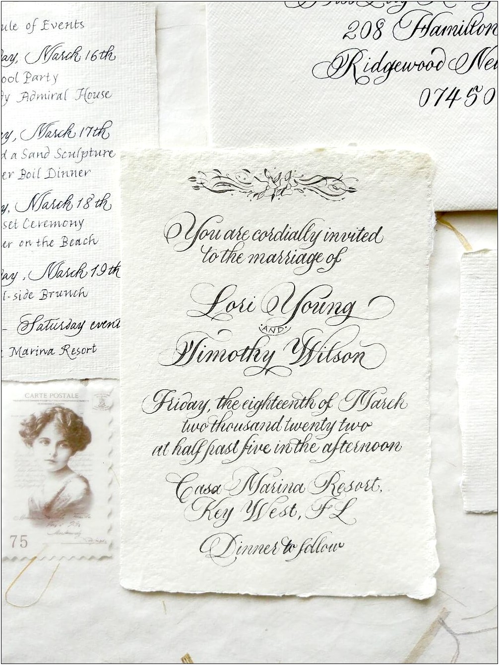 Do Wedding Invitations Have To Be Hand Addressed