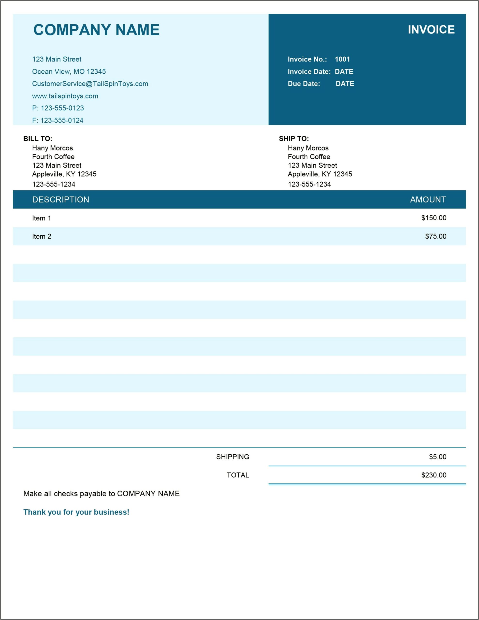 Download Free Excel Templates For Business