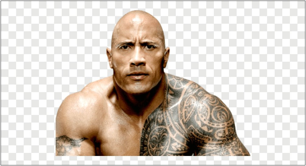 Dwayne The Rock Johnson Tattoo Template Free Download