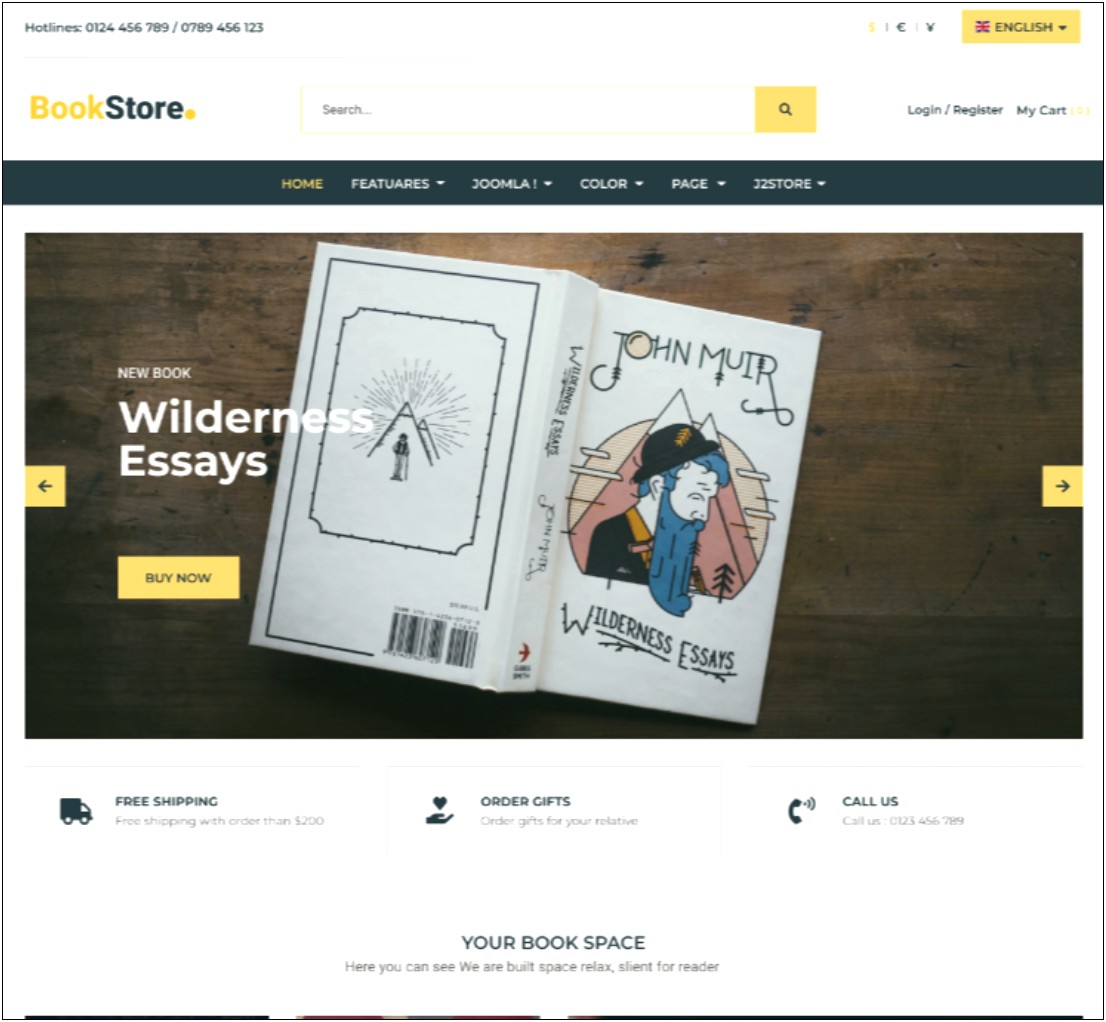 Ecommerce Template Joomla 2.5 Free