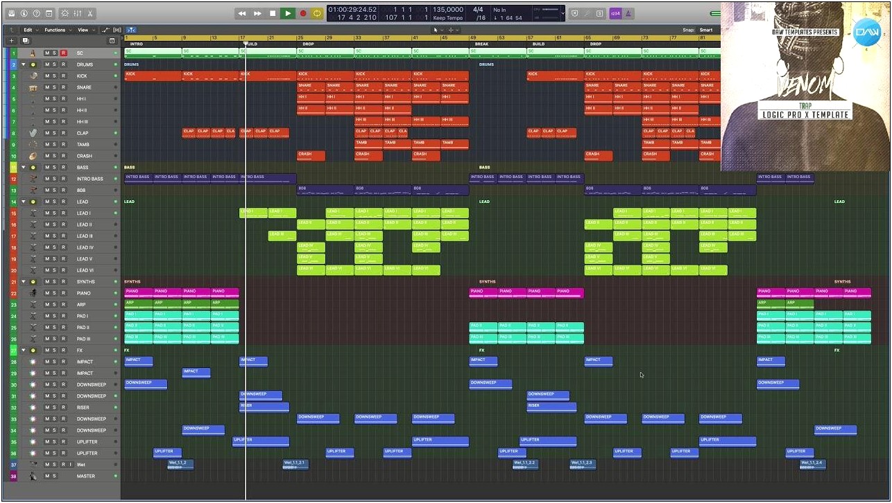 Edm Trap Logic Pro X Template Free