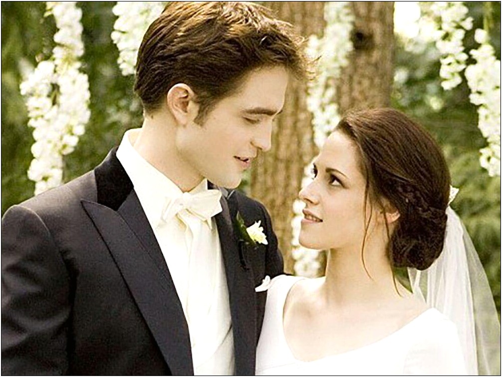 Edward And Bella Wedding Invitation Card