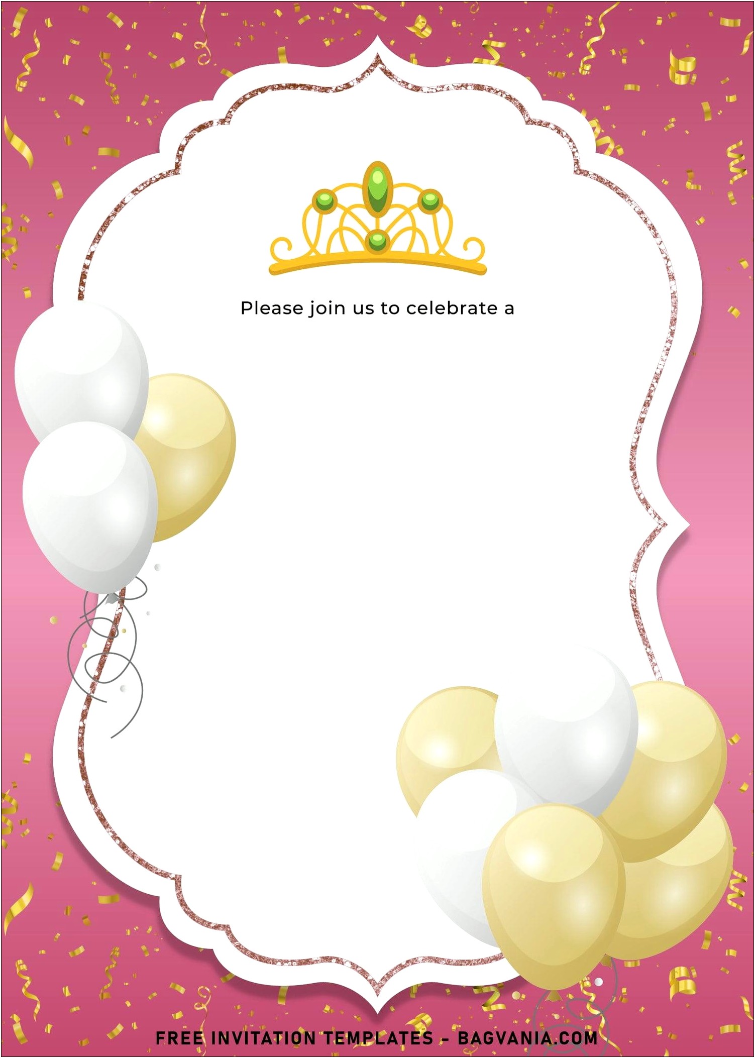 Elegant Birthday Invitation Templates Free Download