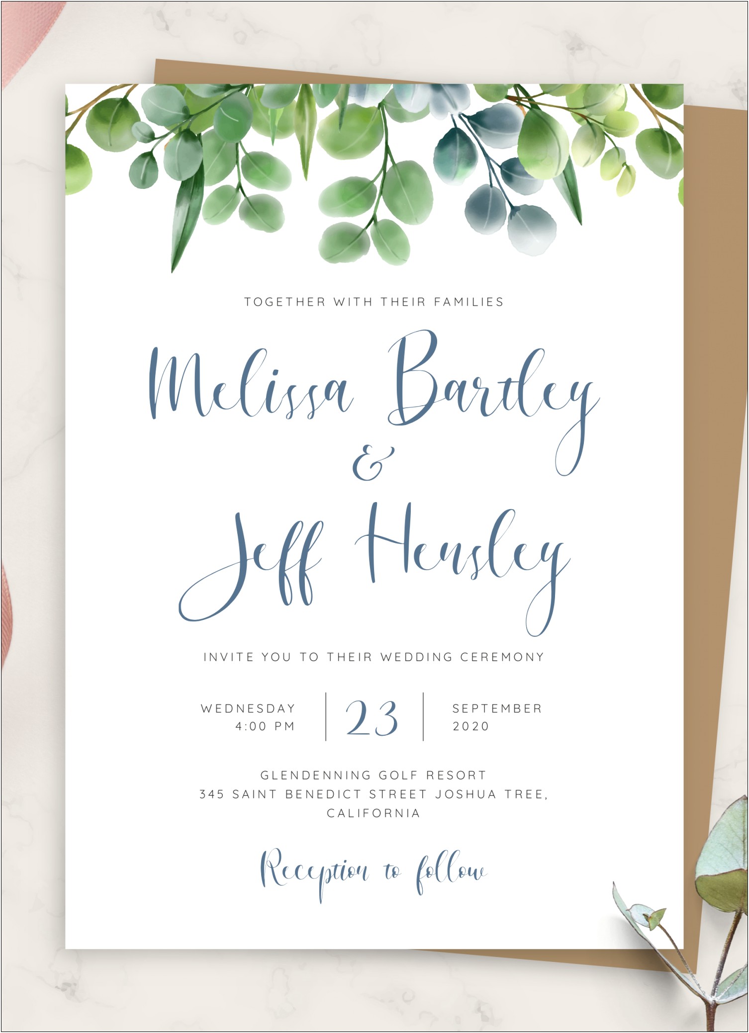 Elegant Event Invitation Template Free Electronic