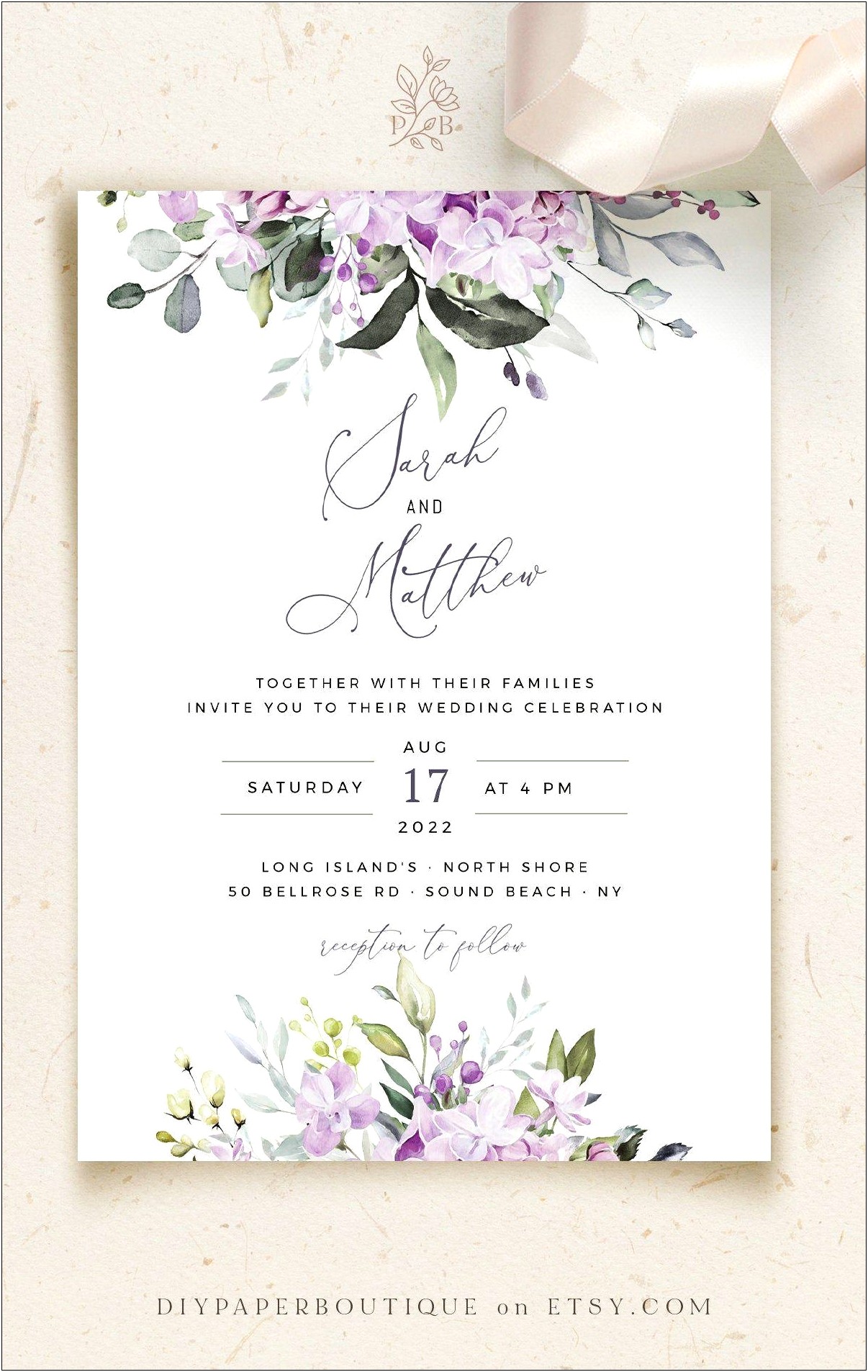 Elegant Wedding Template Design 5 Free Download