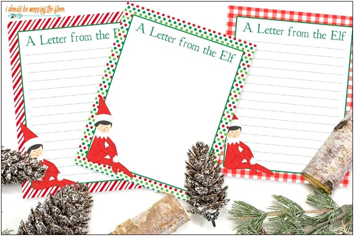 Elf On The Shelf Note Template Free Editabel