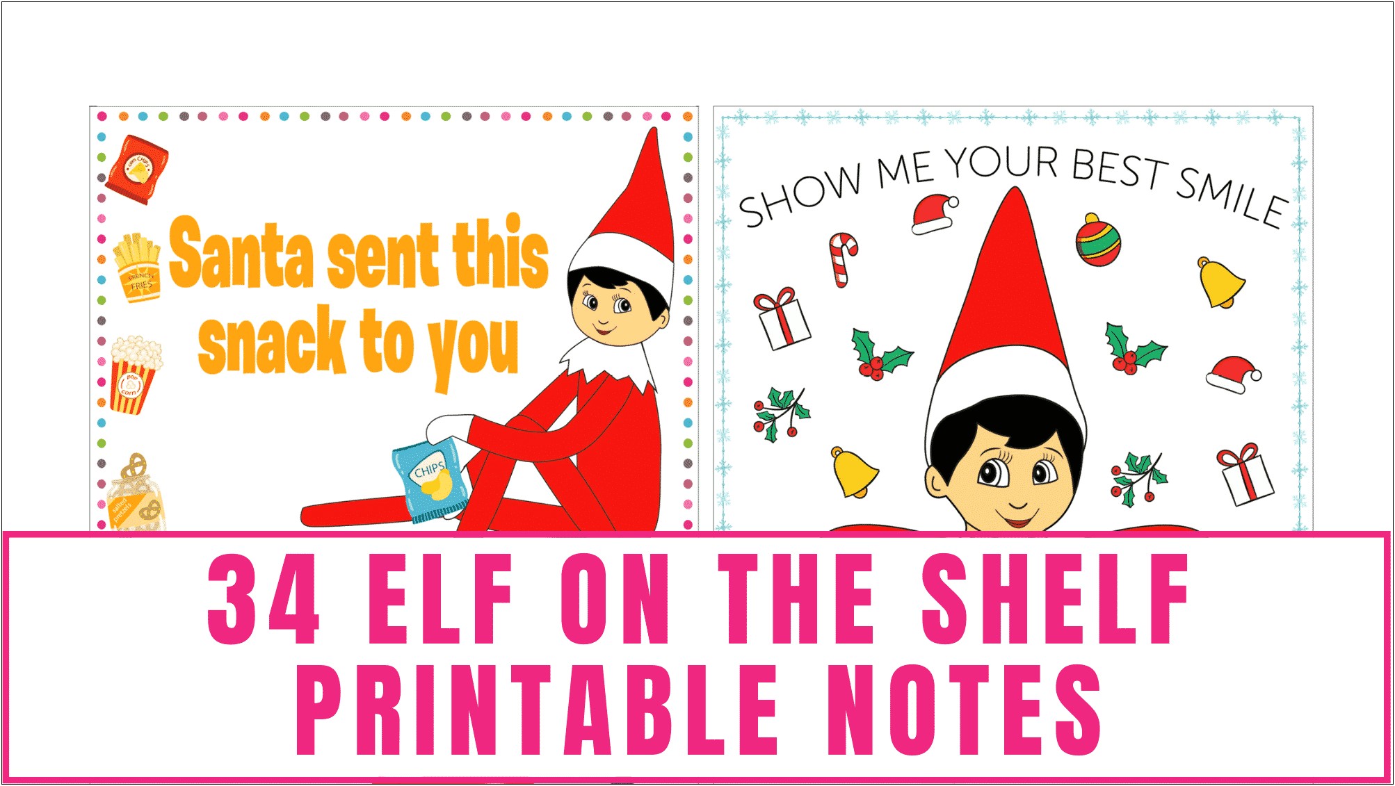 Elf On The Shelf Note Templates Free