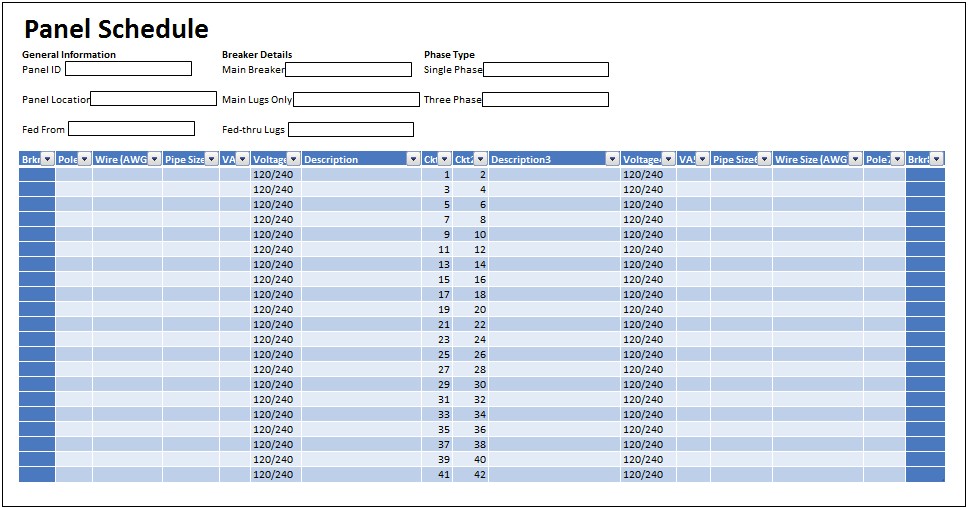 Excel Schedule Template Multiple Locations Free