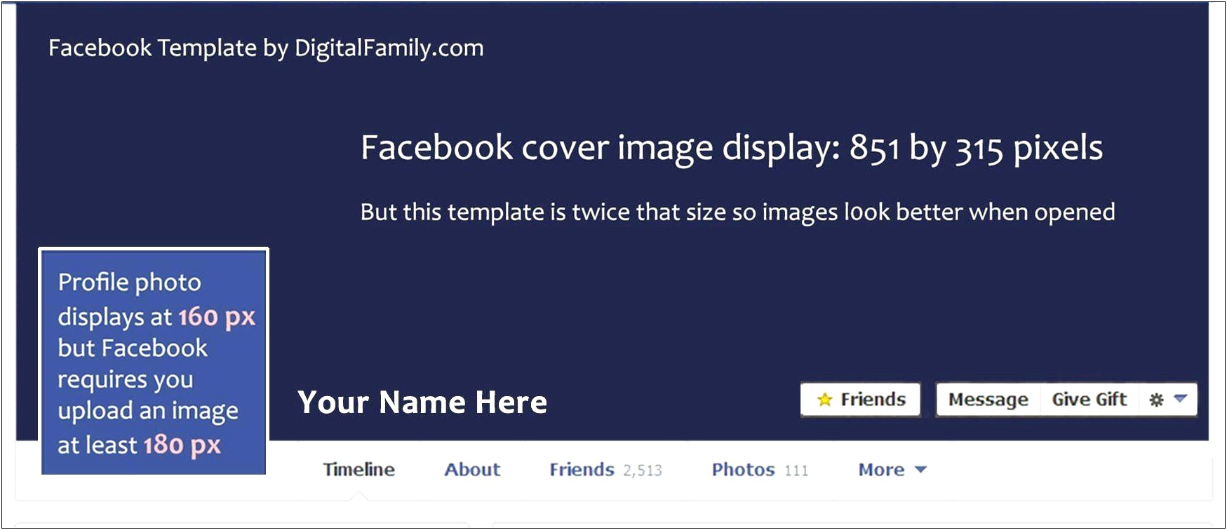 Facebook Cover Page Template Free Download