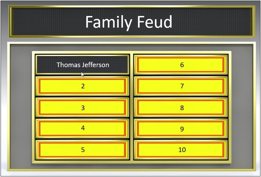 8 Free Family Feud Powerpoint Templates For Teachers Templates