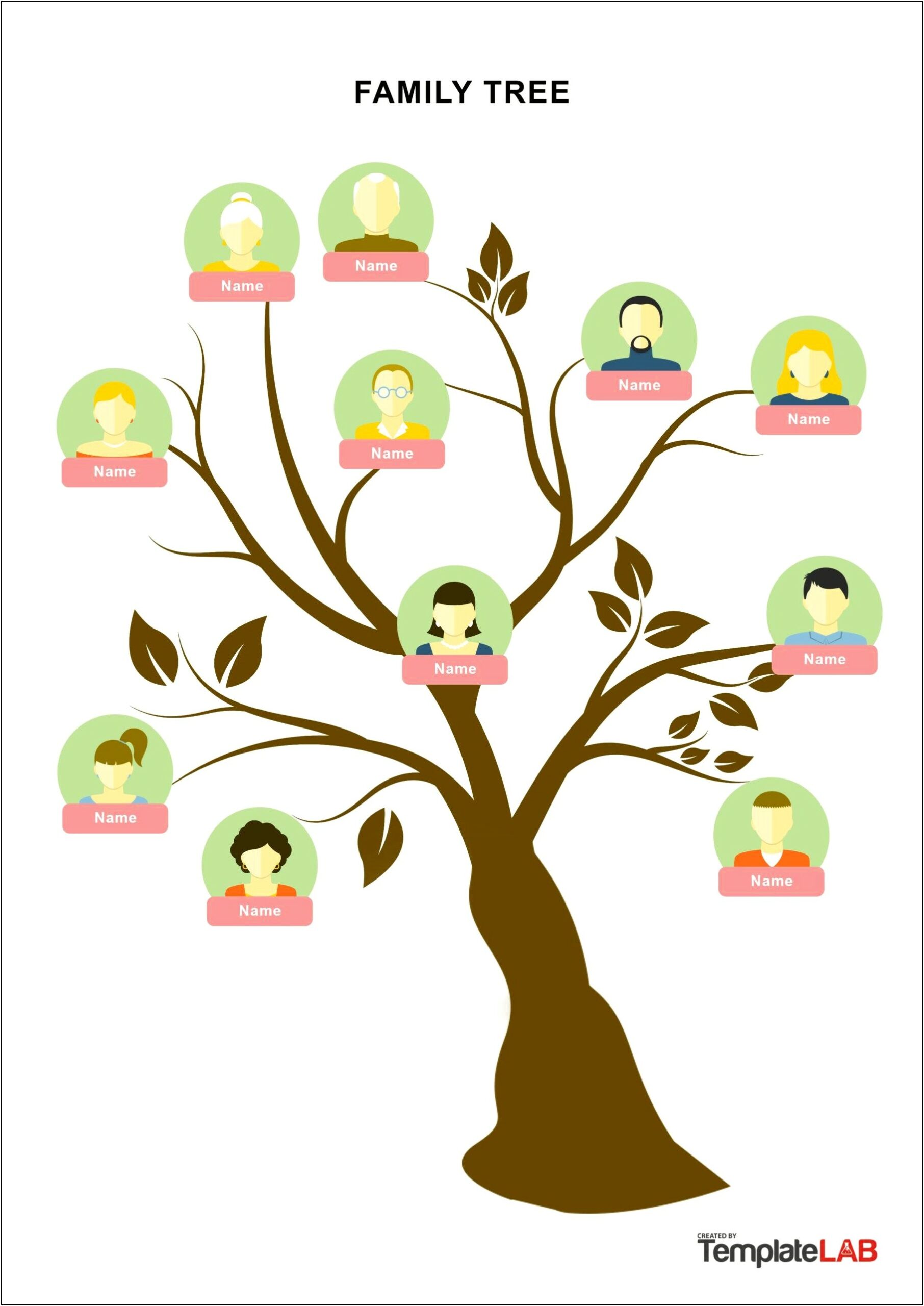 Family Tree Templates Free Ms Word 2016