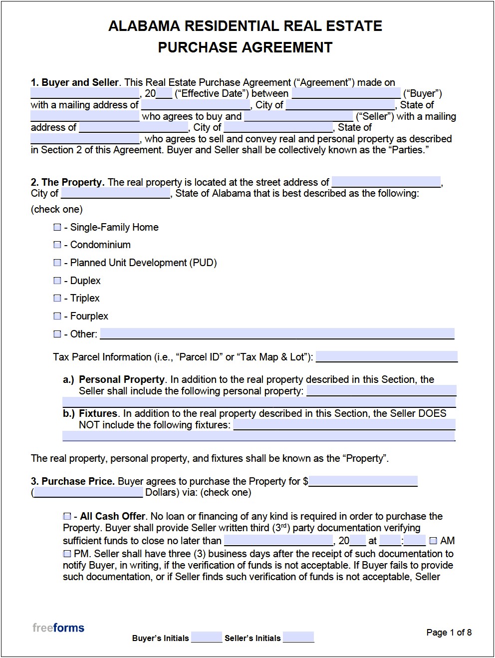 Farm Lease Agreement Template Free Alabama