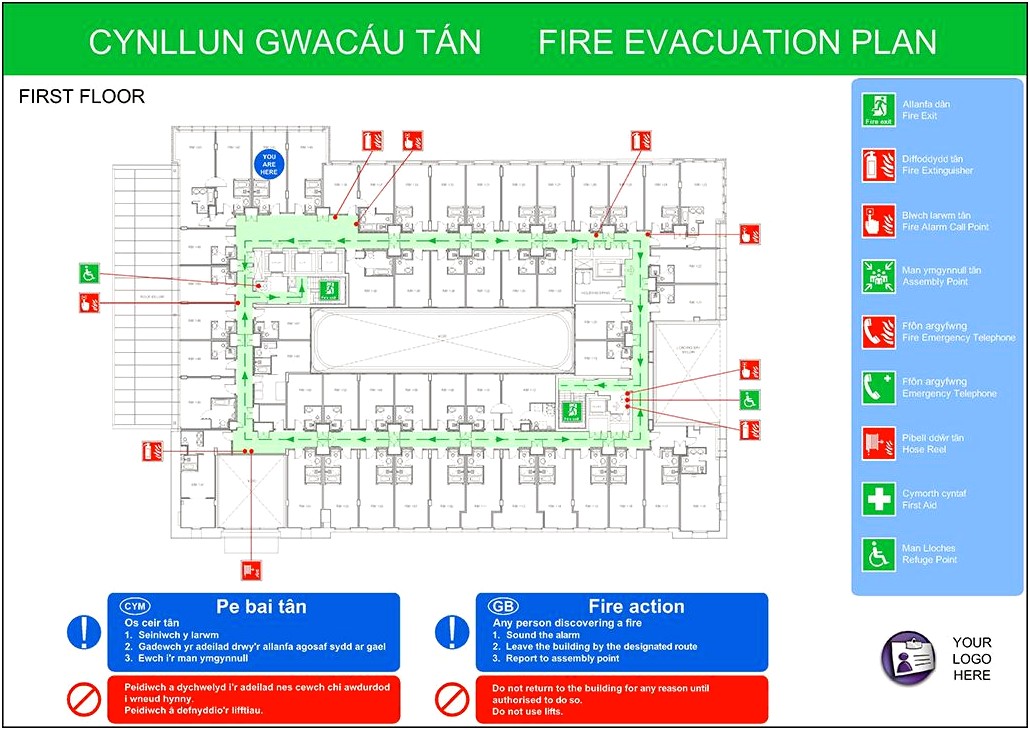 Fire Evacuation Plan Template Free Uk