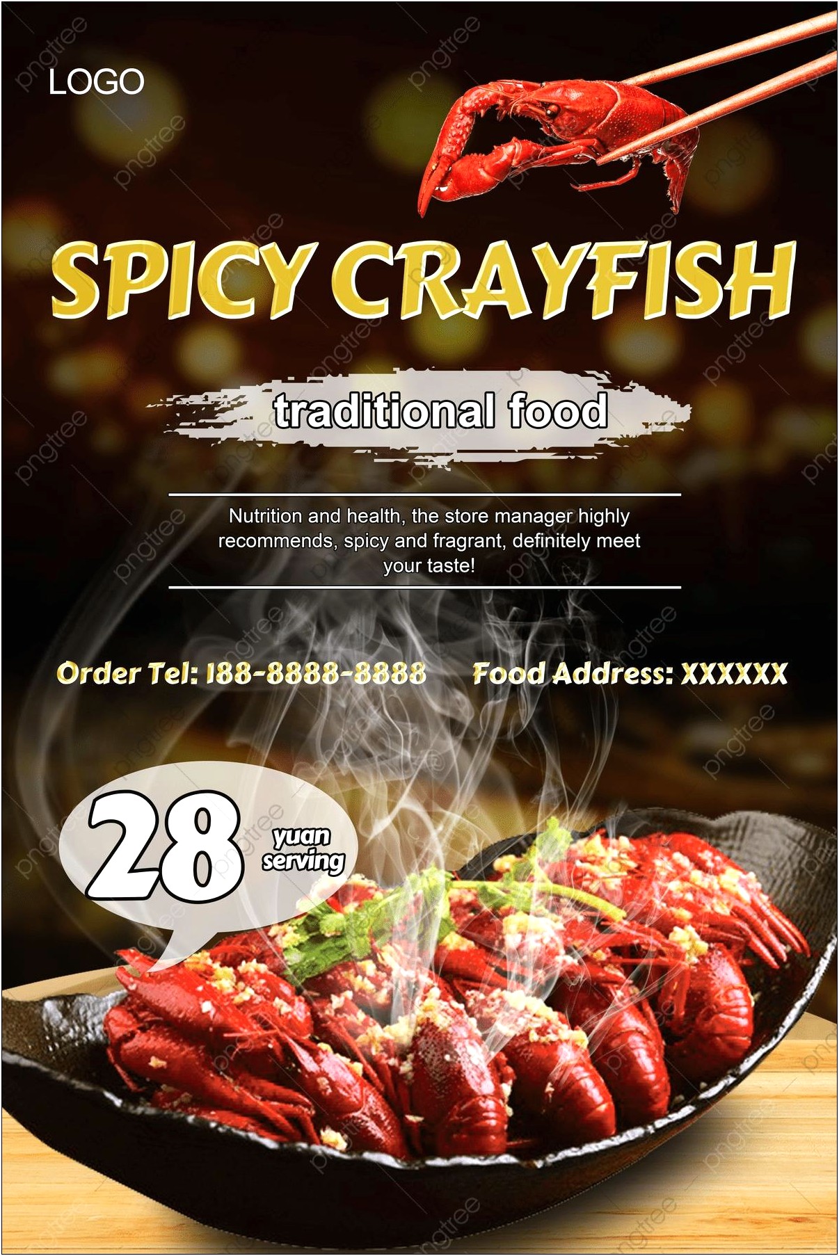 First Crawfish Boil Flyer Template Free