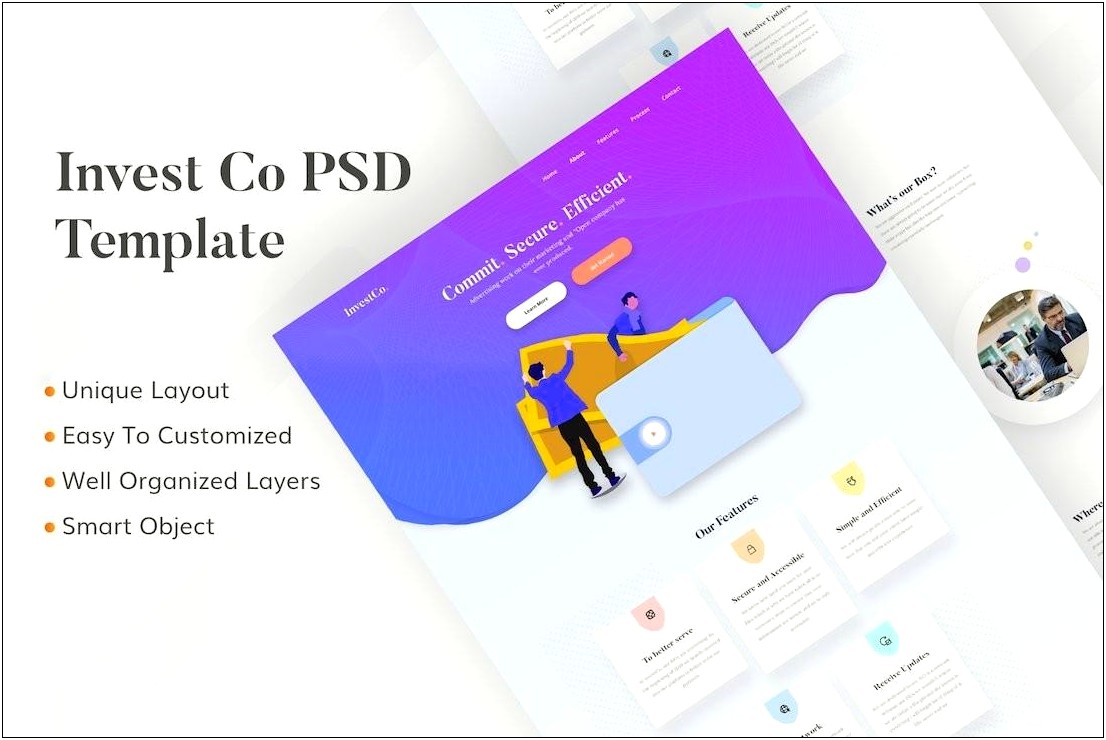 Flat Web Design Psd Templates Free Download