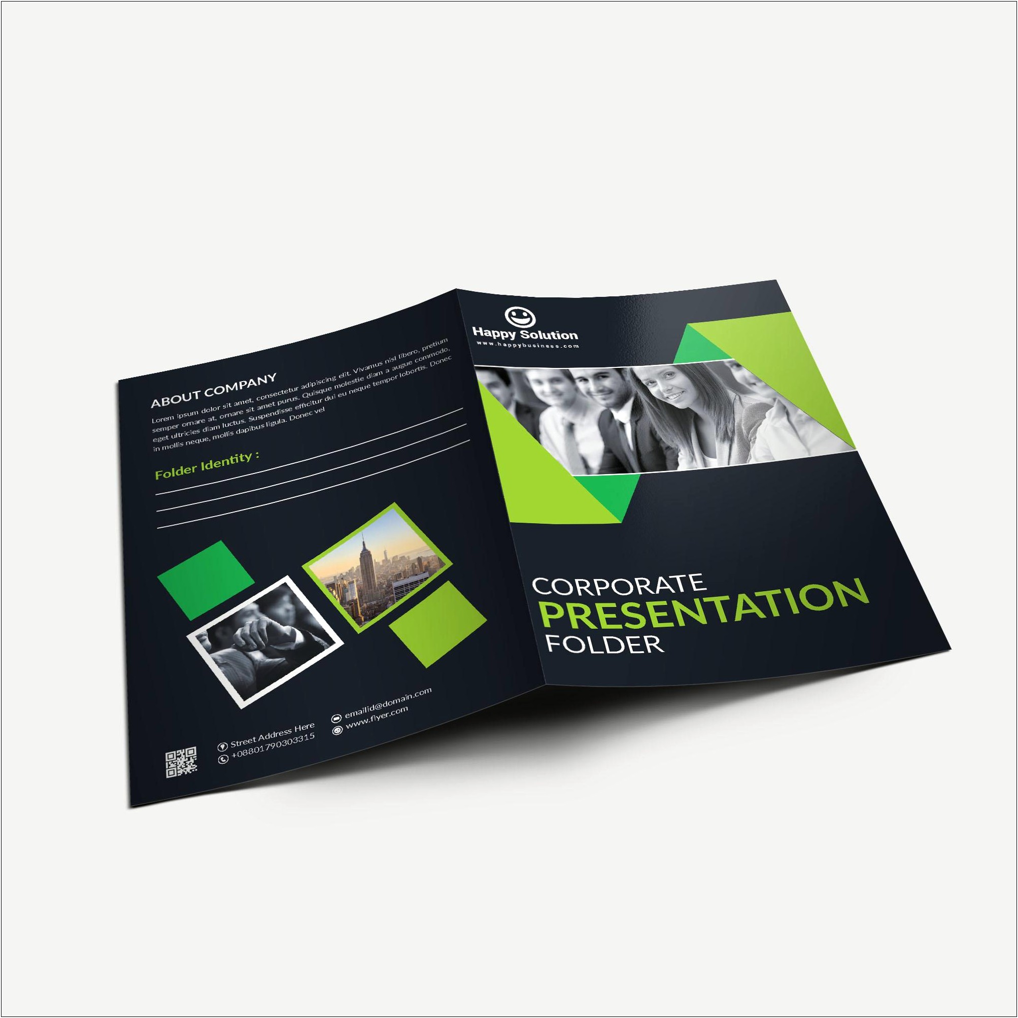 Folder Template Design For Company Free