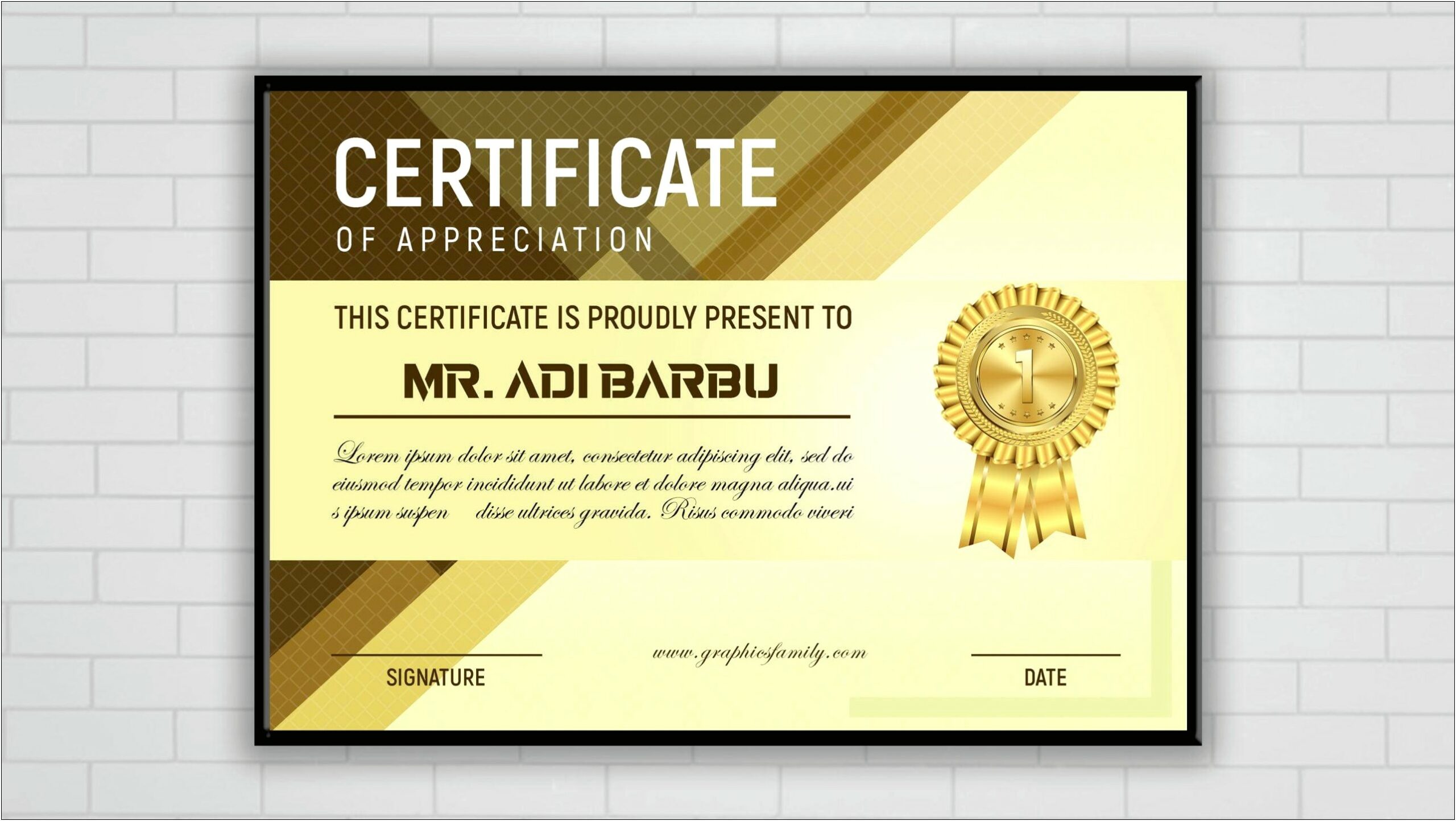 Formal Certificate Design Templates Free Download