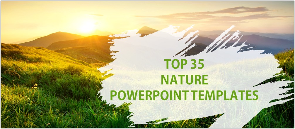 Fre Power Point Templates With Nature Scenes