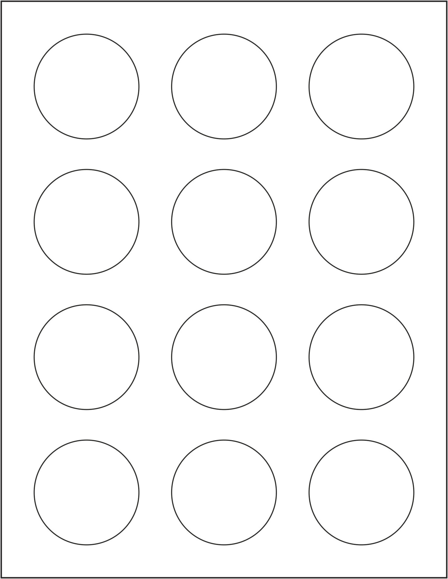 Free 2 Inch Circular Template For Labels